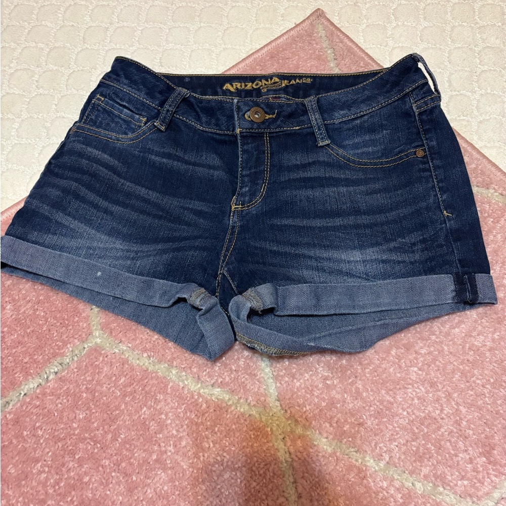 Arizona Jean Company Women's Deep Indigo Denim Shorts